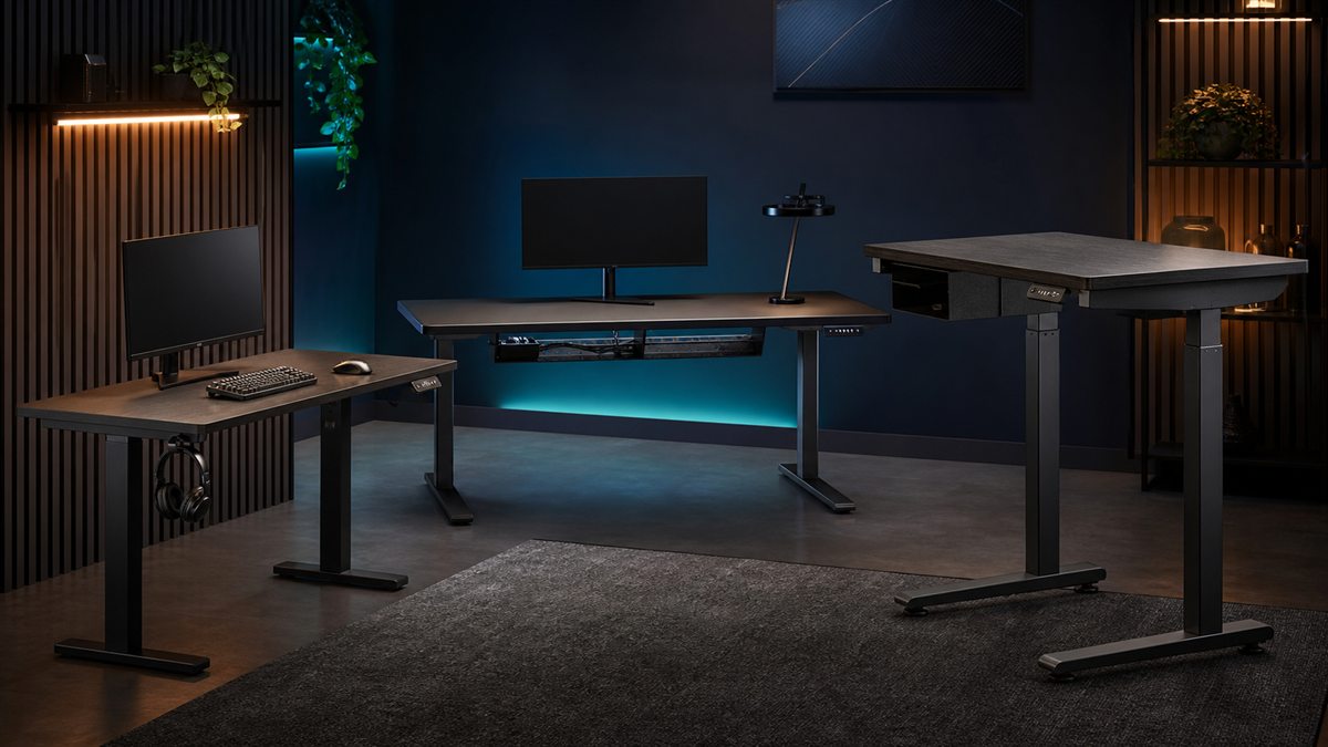 Styled gaming desks selection