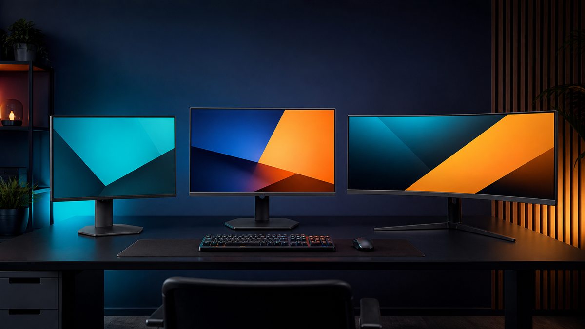 Styled gaming monitors selection