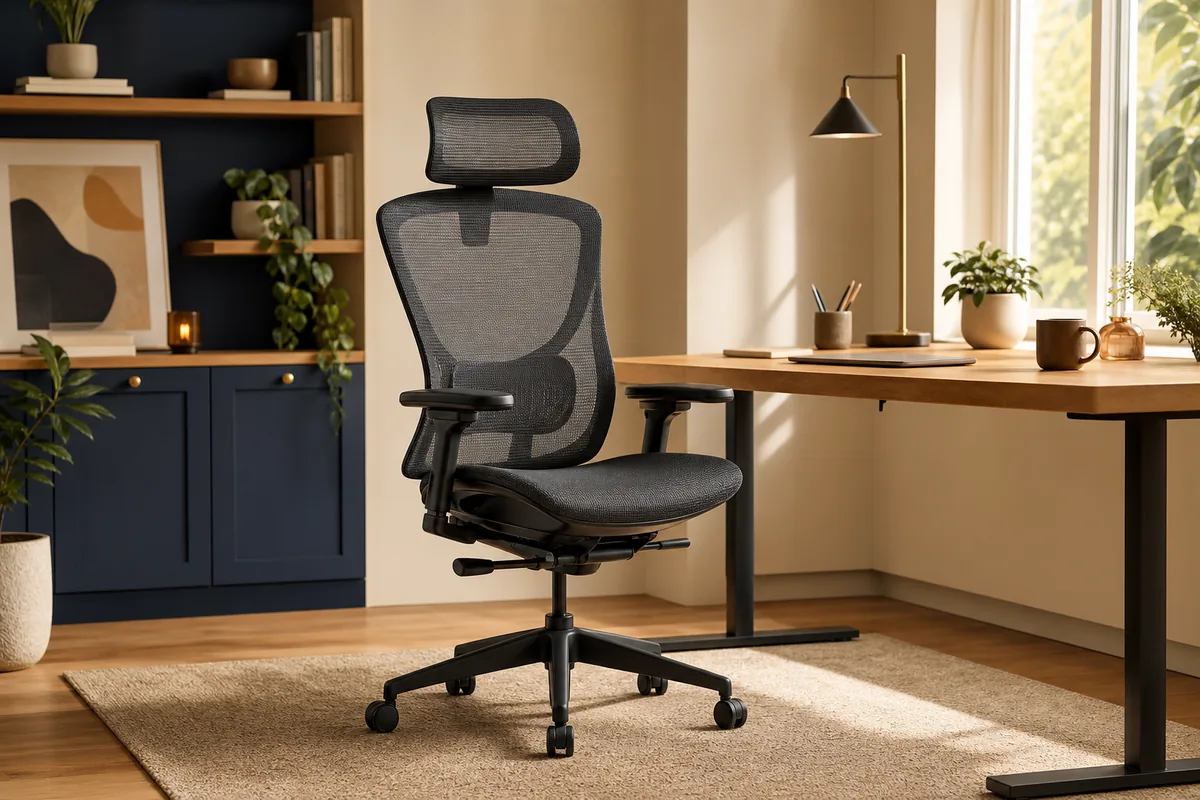 Styled ergonomic office chairs selection
